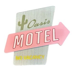 Target Palm Springs Motel Sign Wall Decor